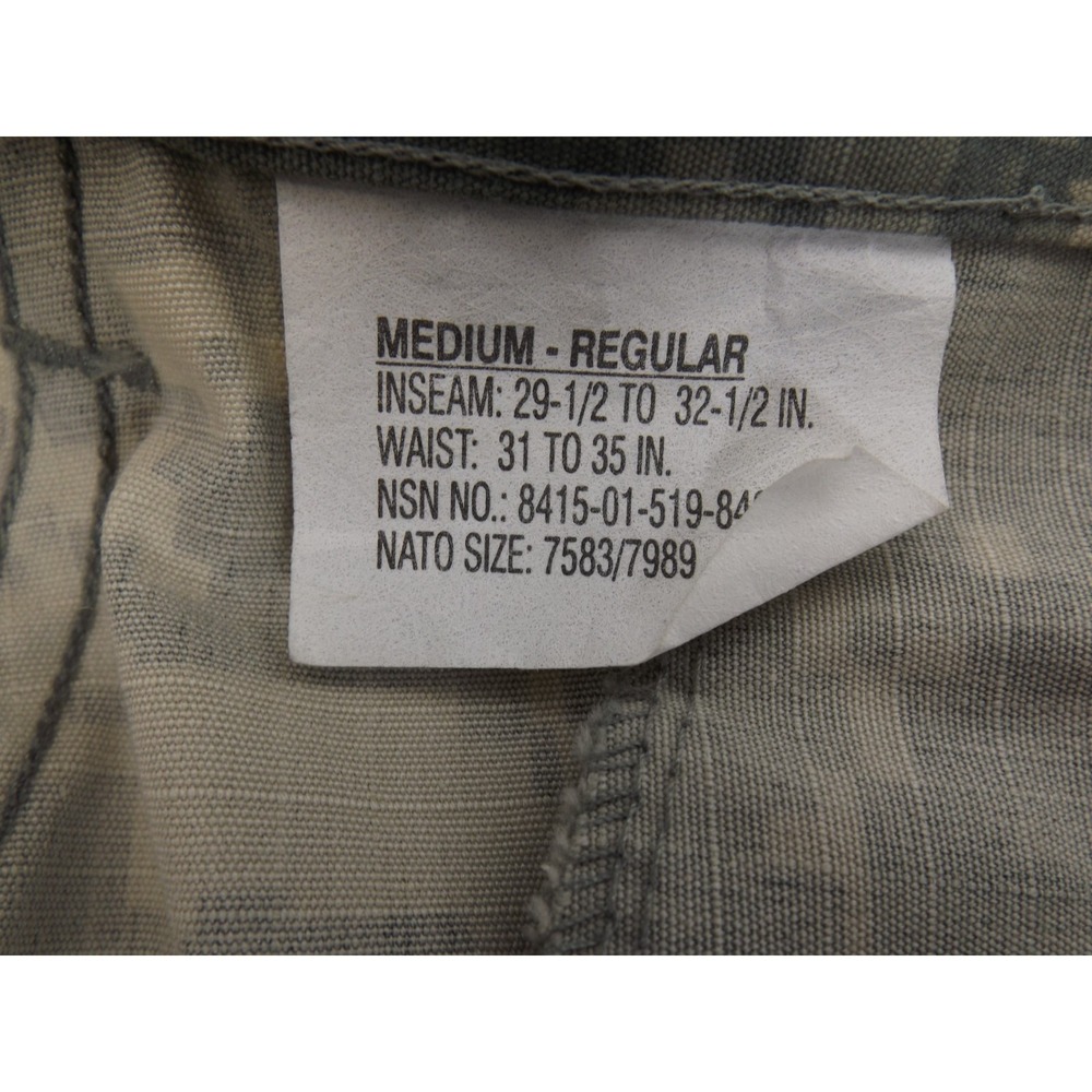 Unicor US Army Combat Uniform Trouser, Ripstop Wind Resistant Pant:  Medium-REG - Picture 12 of 16